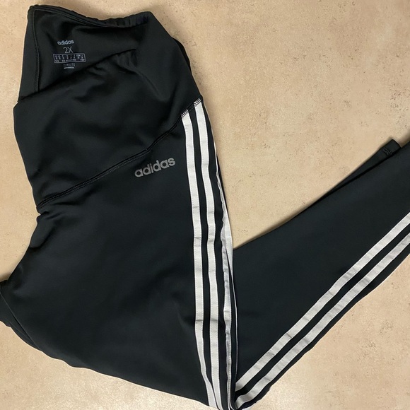 adidas Pants - Black Adidas workout or everyday leggings #leggings